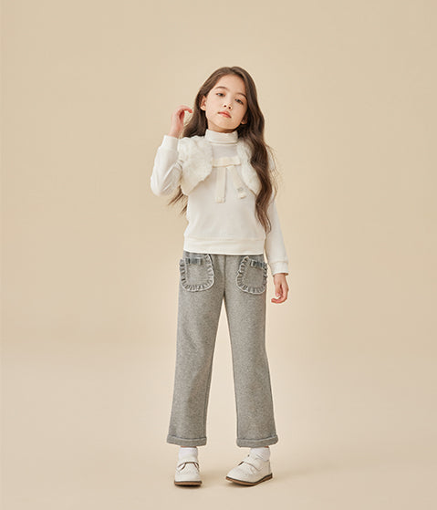 Ruffled Pocket Pants